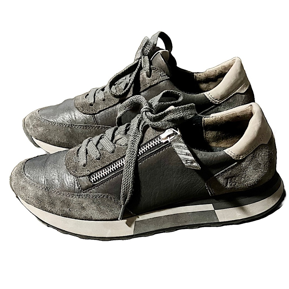 Paul Green Women’s Luxury Gray Sneakers, "Sneakers basse Grau"